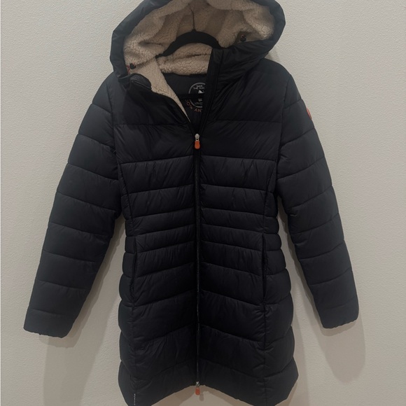 SAVE THE DUCK Black Puffer Jacket - Picture 2 of 8